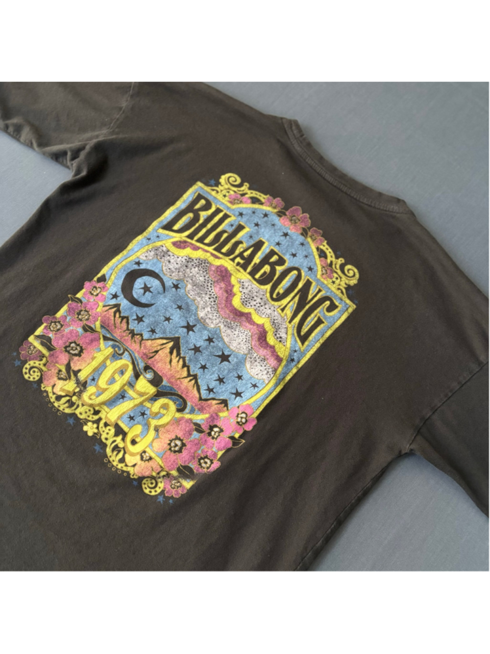 Billabong 1973 Floral Celestial Graphic Tee